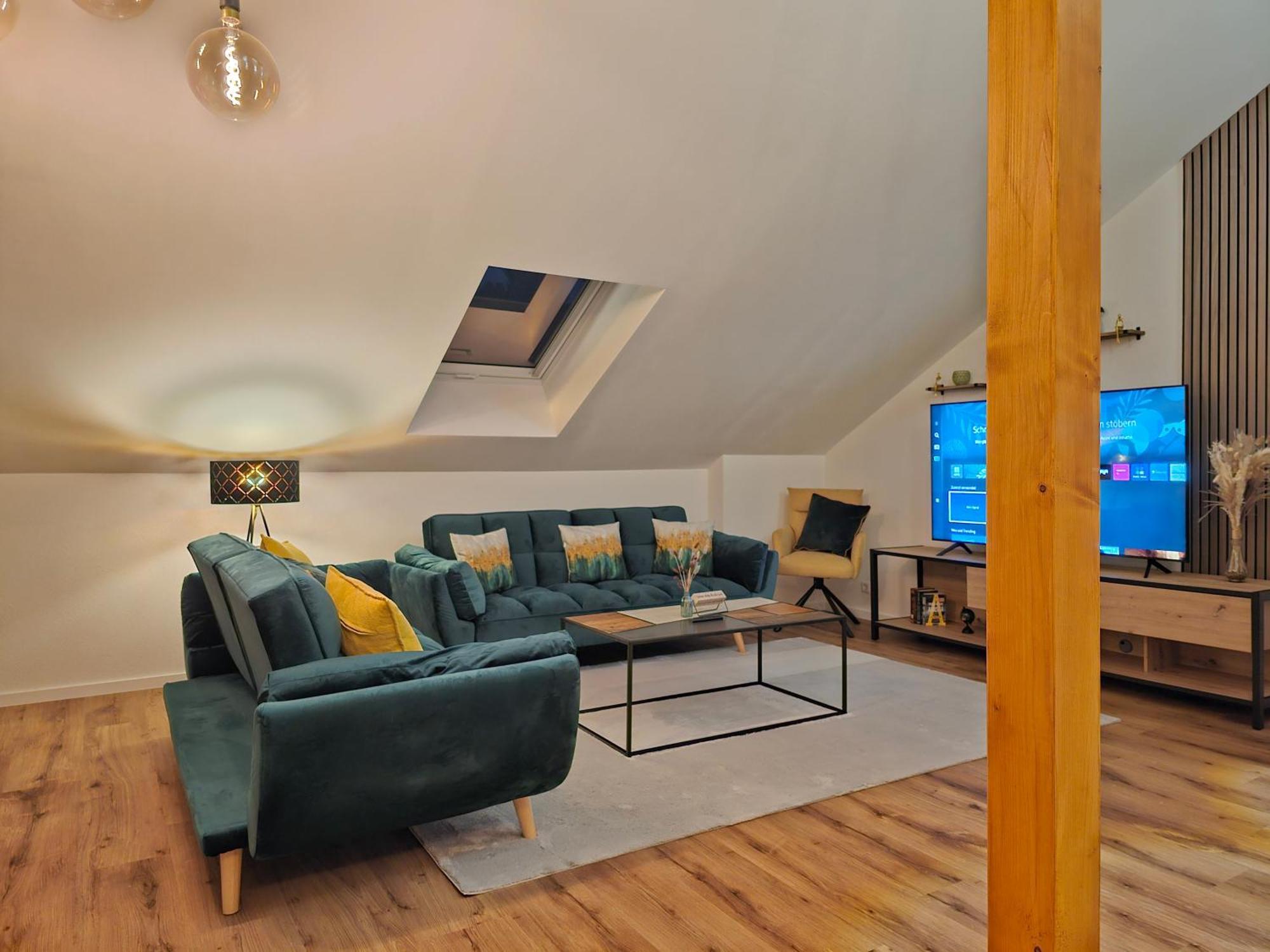 Design-penthouse I 90qm I Europapark 20 Min I Boxspring I Nespresso I Parking Apartment Lahr (Baden-Wurttemberg)